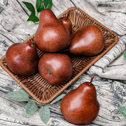 6pcs Lifelike Artificial Avocado Kitchen Decoration Fake Faux Fruit Home Cabinet House Ornament Photography Props Model Weddings Party Thanksgiving Festival Decor
