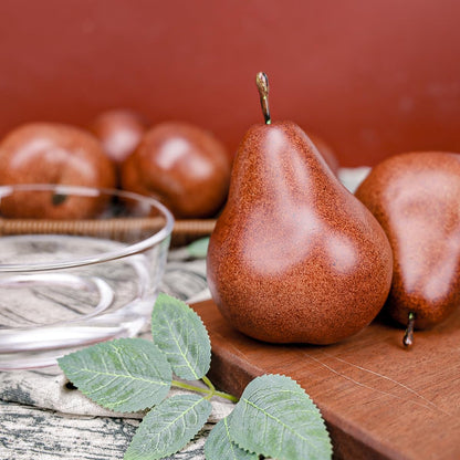 6pcs Lifelike Artificial Avocado Kitchen Decoration Fake Faux Fruit Home Cabinet House Ornament Photography Props Model Weddings Party Thanksgiving Festival Decor