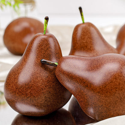 6pcs Lifelike Artificial Avocado Kitchen Decoration Fake Faux Fruit Home Cabinet House Ornament Photography Props Model Weddings Party Thanksgiving Festival Decor
