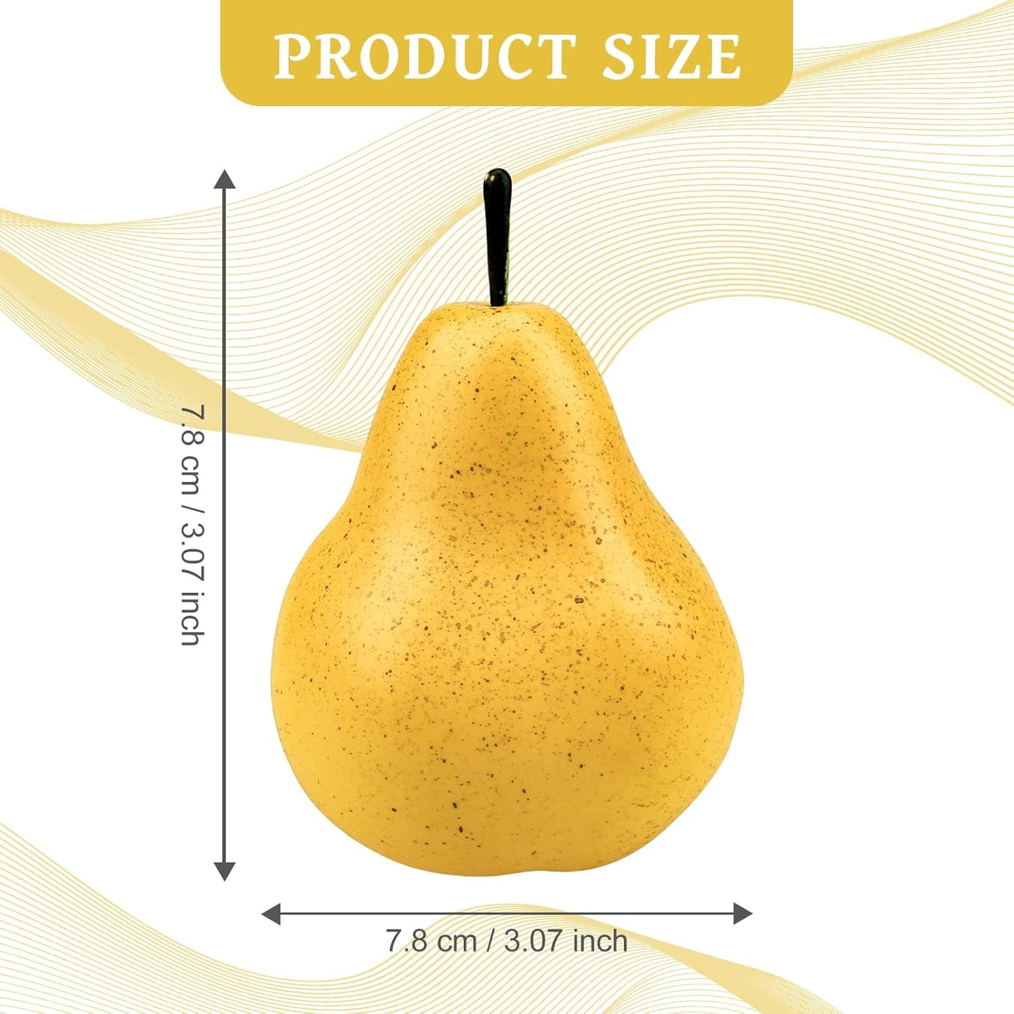 6pcs Lifelike Artificial Avocado Kitchen Decoration Fake Faux Fruit Home Cabinet House Ornament Photography Props Model Weddings Party Thanksgiving Festival Decor