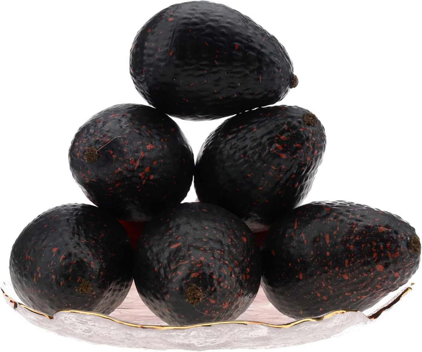 6pcs Lifelike Artificial Avocado Kitchen Decoration Fake Faux Fruit Home Cabinet House Ornament Photography Props Model Weddings Party Thanksgiving Festival Decor