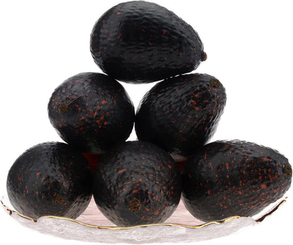 6pcs Lifelike Artificial Avocado Kitchen Decoration Fake Faux Fruit Home Cabinet House Ornament Photography Props Model Weddings Party Thanksgiving Festival Decor