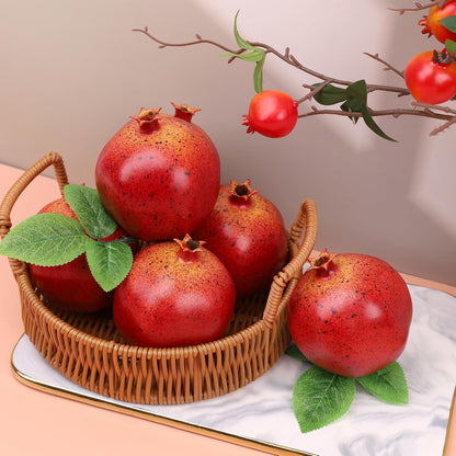 6pcs Lifelike Artificial Avocado Kitchen Decoration Fake Faux Fruit Home Cabinet House Ornament Photography Props Model Weddings Party Thanksgiving Festival Decor