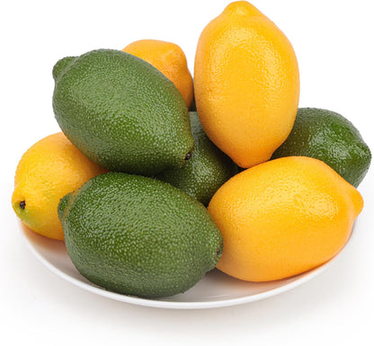 6pcs Lifelike Artificial Avocado Kitchen Decoration Fake Faux Fruit Home Cabinet House Ornament Photography Props Model Weddings Party Thanksgiving Festival Decor