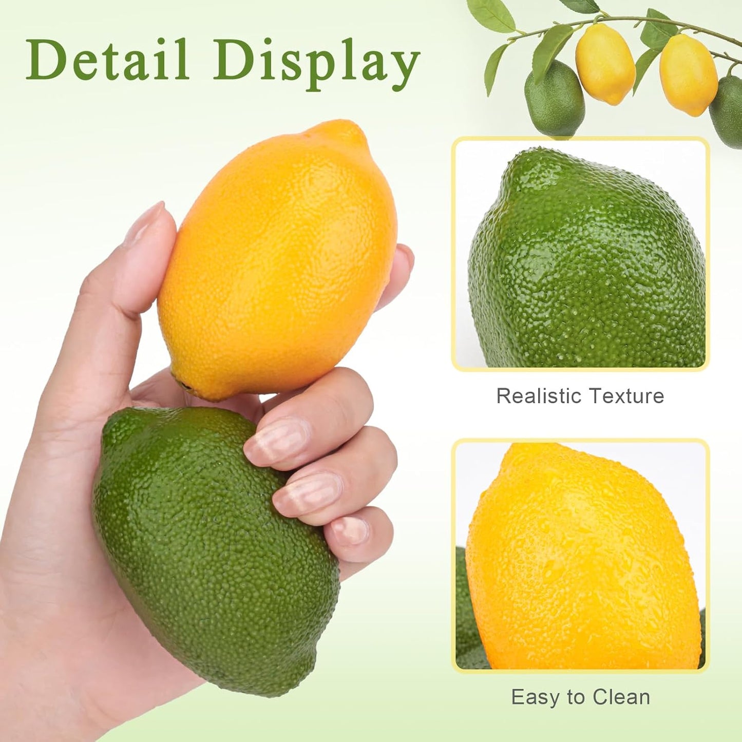 6pcs Lifelike Artificial Avocado Kitchen Decoration Fake Faux Fruit Home Cabinet House Ornament Photography Props Model Weddings Party Thanksgiving Festival Decor