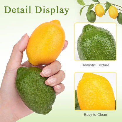 6pcs Lifelike Artificial Avocado Kitchen Decoration Fake Faux Fruit Home Cabinet House Ornament Photography Props Model Weddings Party Thanksgiving Festival Decor