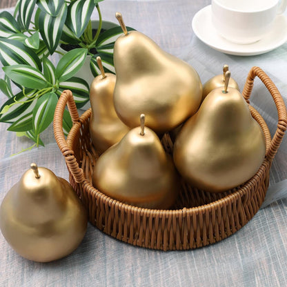 6pcs Lifelike Artificial Avocado Kitchen Decoration Fake Faux Fruit Home Cabinet House Ornament Photography Props Model Weddings Party Thanksgiving Festival Decor