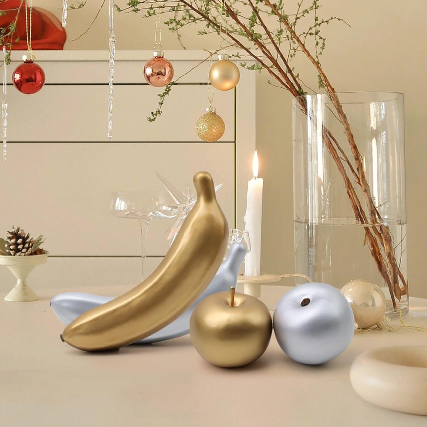 6pcs Lifelike Artificial Avocado Kitchen Decoration Fake Faux Fruit Home Cabinet House Ornament Photography Props Model Weddings Party Thanksgiving Festival Decor
