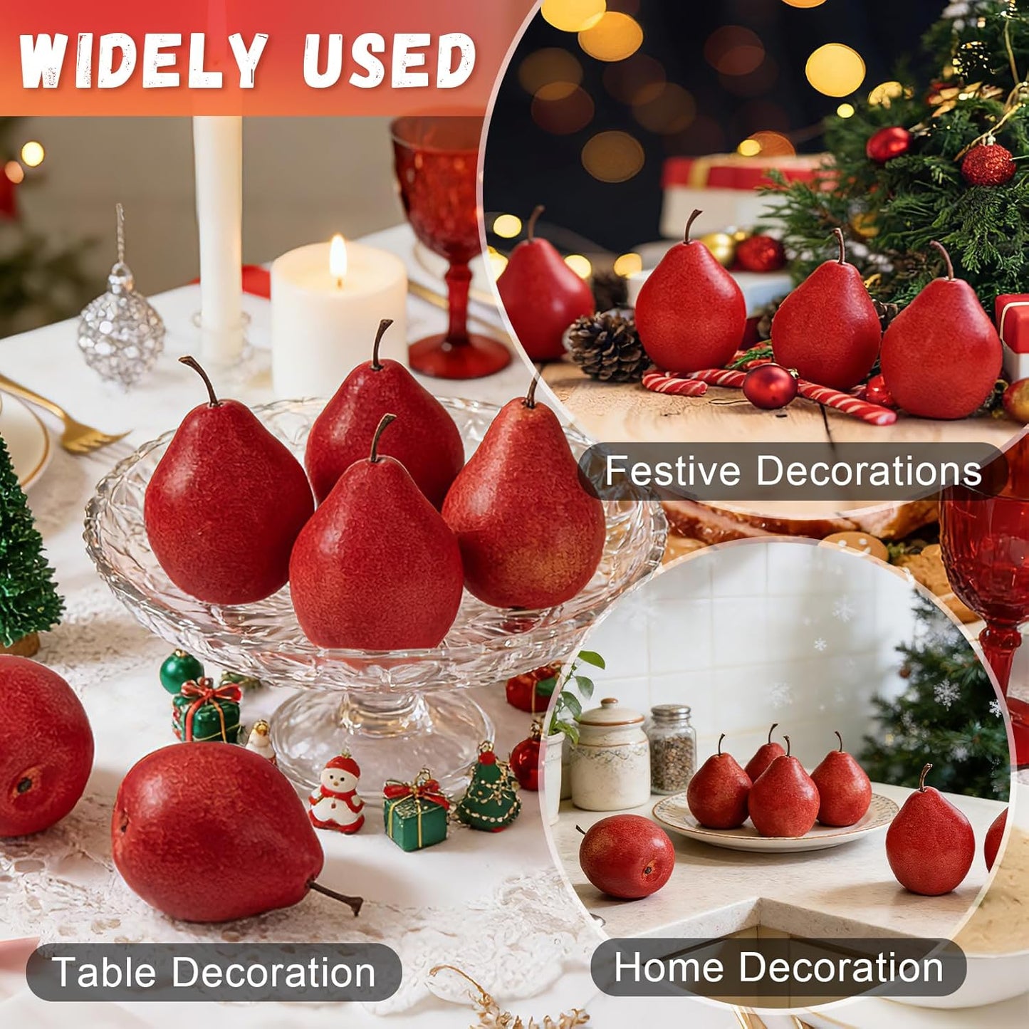 6pcs Lifelike Artificial Avocado Kitchen Decoration Fake Faux Fruit Home Cabinet House Ornament Photography Props Model Weddings Party Thanksgiving Festival Decor