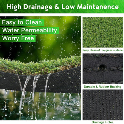 Large Artificial Grass Pad for Dogs Potty, Extra Soft Thick Turf for Indoor Outdoor Patio Balcony, 4 FT X 6 FT