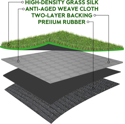 Large Artificial Grass Pad for Dogs Potty, Extra Soft Thick Turf for Indoor Outdoor Patio Balcony, 4 FT X 6 FT