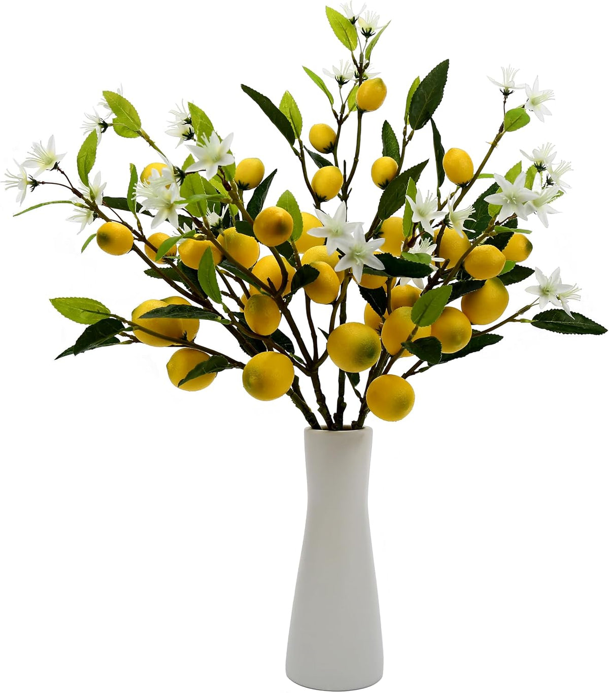 5PCS Artificial Lemon Branches with Leaves & Fruit, 24"