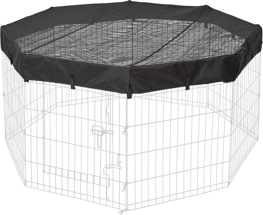 Octagon Exercise Pen Fabric Mesh Top