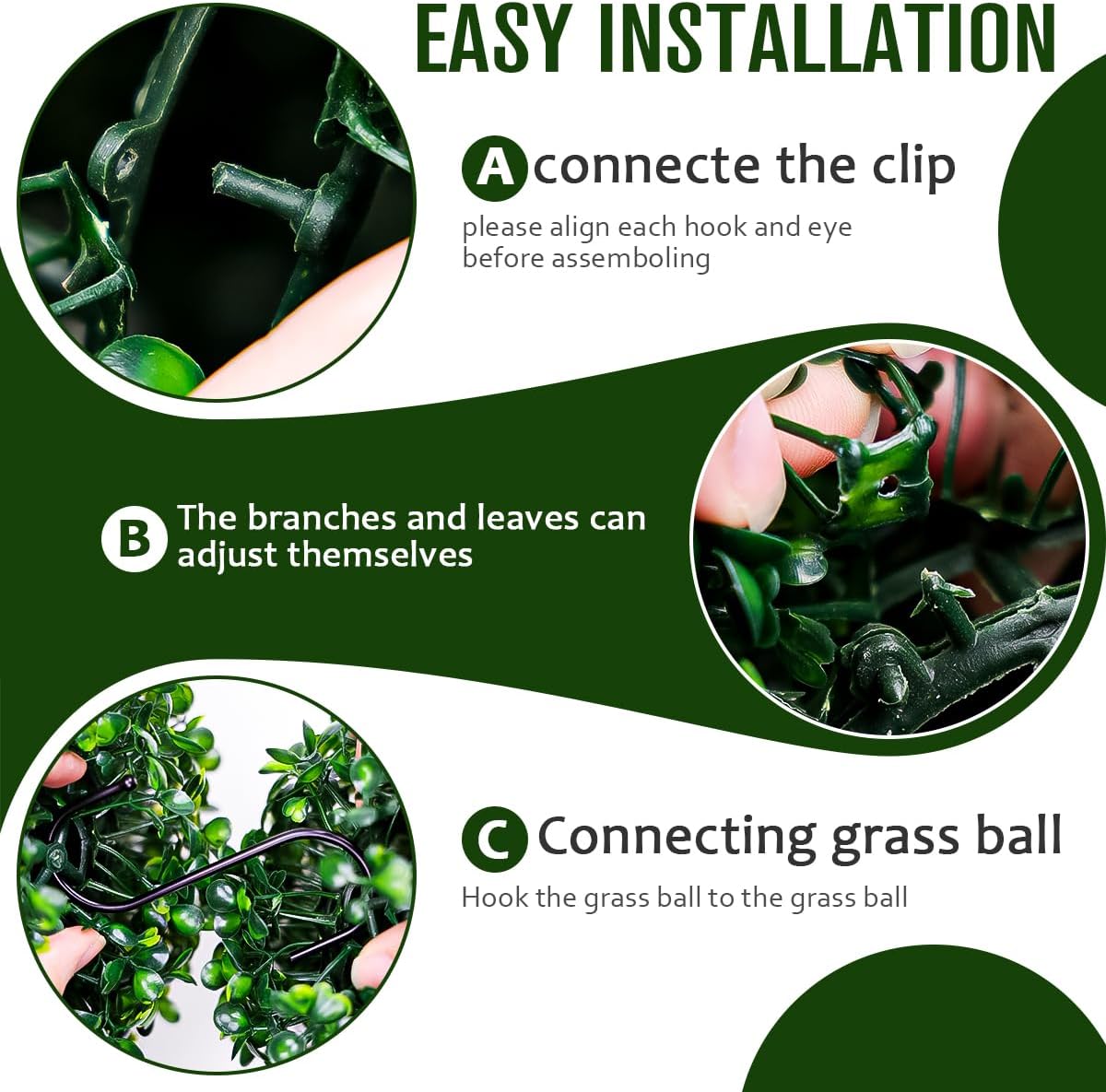 6pcs Artificial Boxwood Topiary Ball, 4.7Inch Small Fake Plant Ball | mini faux topiary greenery balls, bulk lifelike small boxwood sphere decor for table centerpiece ornament patio balcony decor