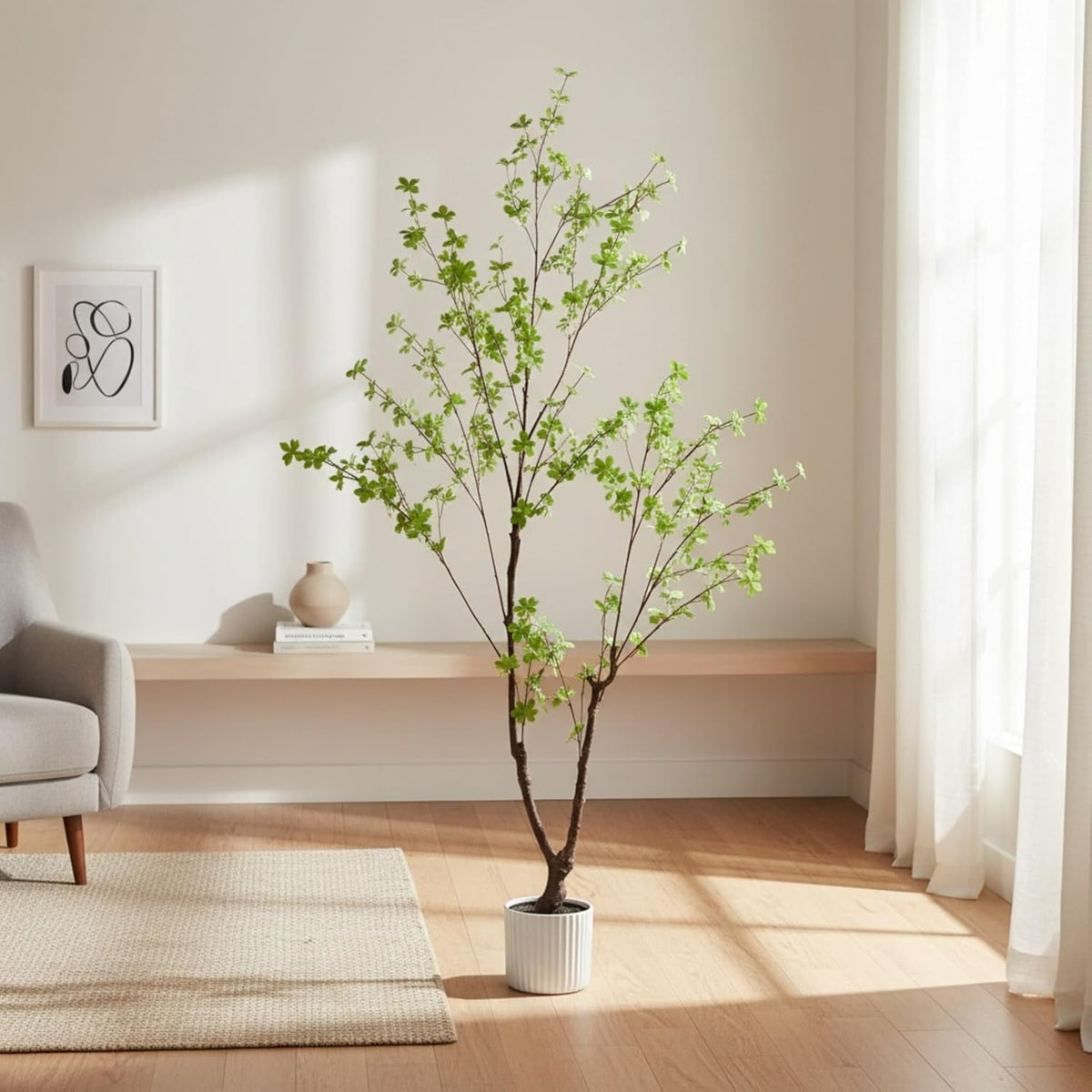 7ft Premium Artificial Japanese Maple Tree