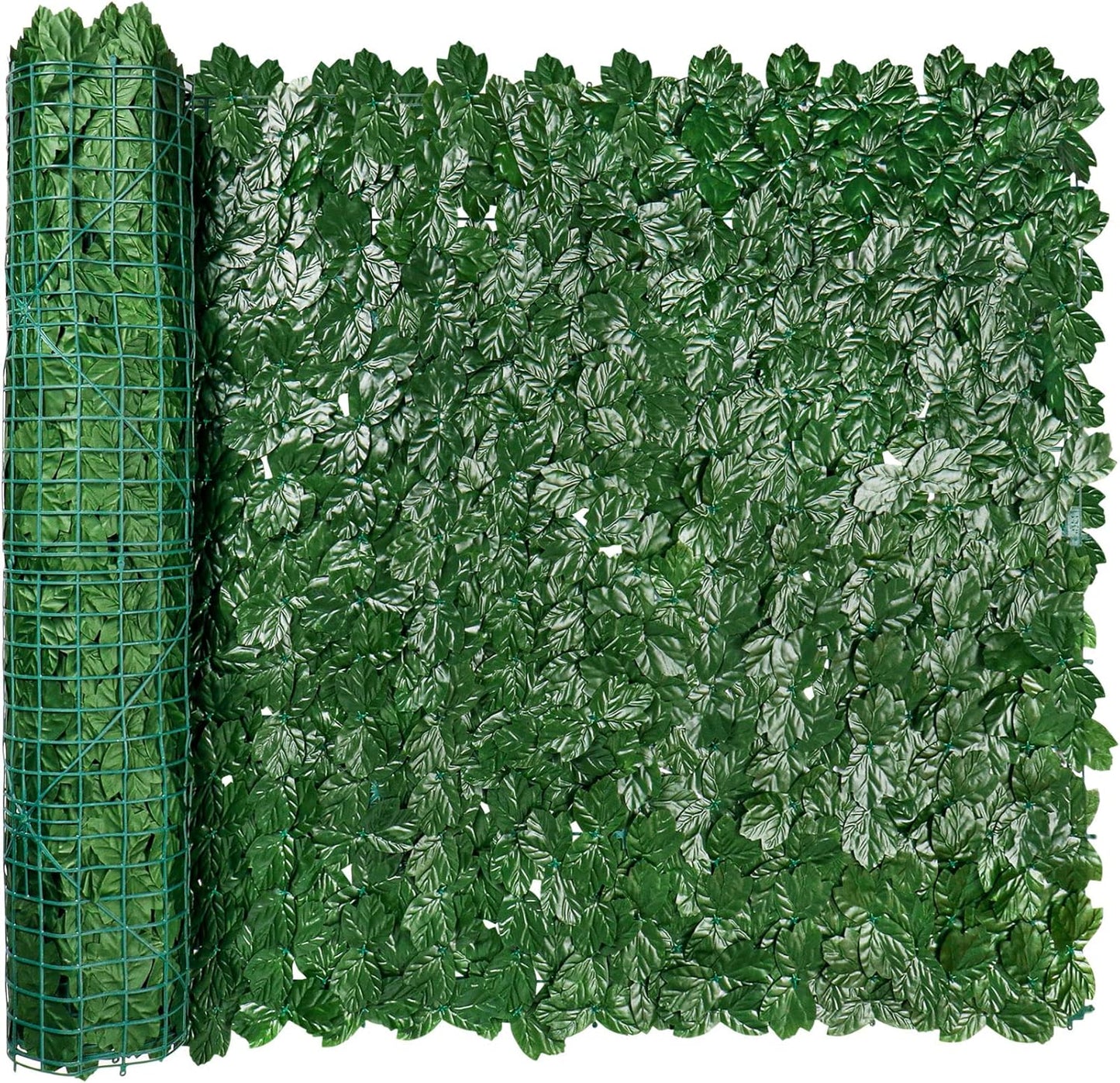 Artificial Ivy Privacy Screen for Fence, 39x118in Strengthened Joint Prevent Leaves Falling Off, Faux Hedge Panels Greenery Vines, Decorative Fences for Outdoor, Garden