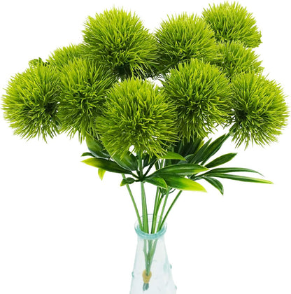 Dandelion Artificial Flowers Yellow Flowers Fake Plants Flower Bouquet Plastic Flowers for Home DIY Decoration Wedding Decor