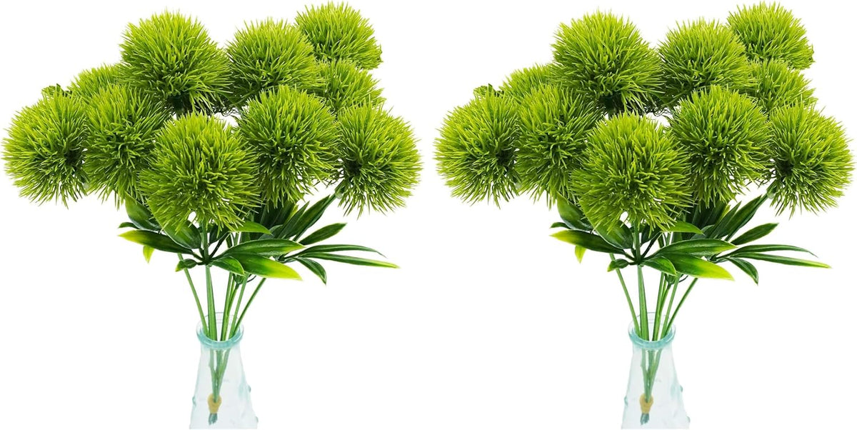 Dandelion Artificial Flowers Yellow Flowers Fake Plants Flower Bouquet Plastic Flowers for Home DIY Decoration Wedding Decor