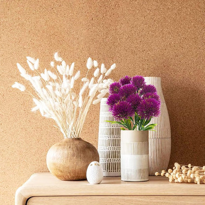 Dandelion Artificial Flowers Yellow Flowers Fake Plants Flower Bouquet Plastic Flowers for Home DIY Decoration Wedding Decor
