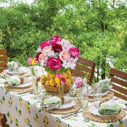 10PCS 34.65'' Artificial Forsythia Branches Yellow Flowers Long Stem | Fake Forsythia Blossom Long Stems Fake Winter Jasmine Cemetery Flowers for Home Table Wedding Graveyard Indoor Outdoor Decor