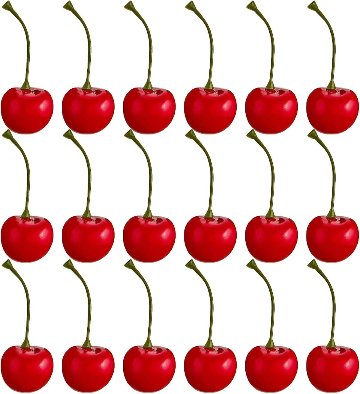 20 Pieces Mini Fake Apples, Red Artificial Apples, Faux Realistic Apple Decorative Fruit Food Ornaments Display Photo Props