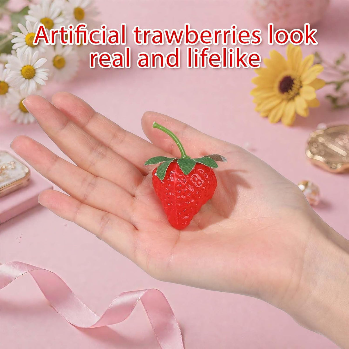 20 Pieces Mini Fake Apples, Red Artificial Apples, Faux Realistic Apple Decorative Fruit Food Ornaments Display Photo Props