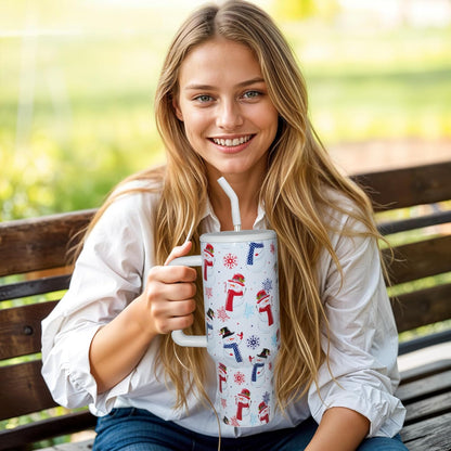 Lemon Tumbler with Straw and Lid Vacuum Insulated 40oz Stainless Steel Cup Gifts for Women Birthday Present Lemon Water Bottle Coffee Cup for Home or Travel