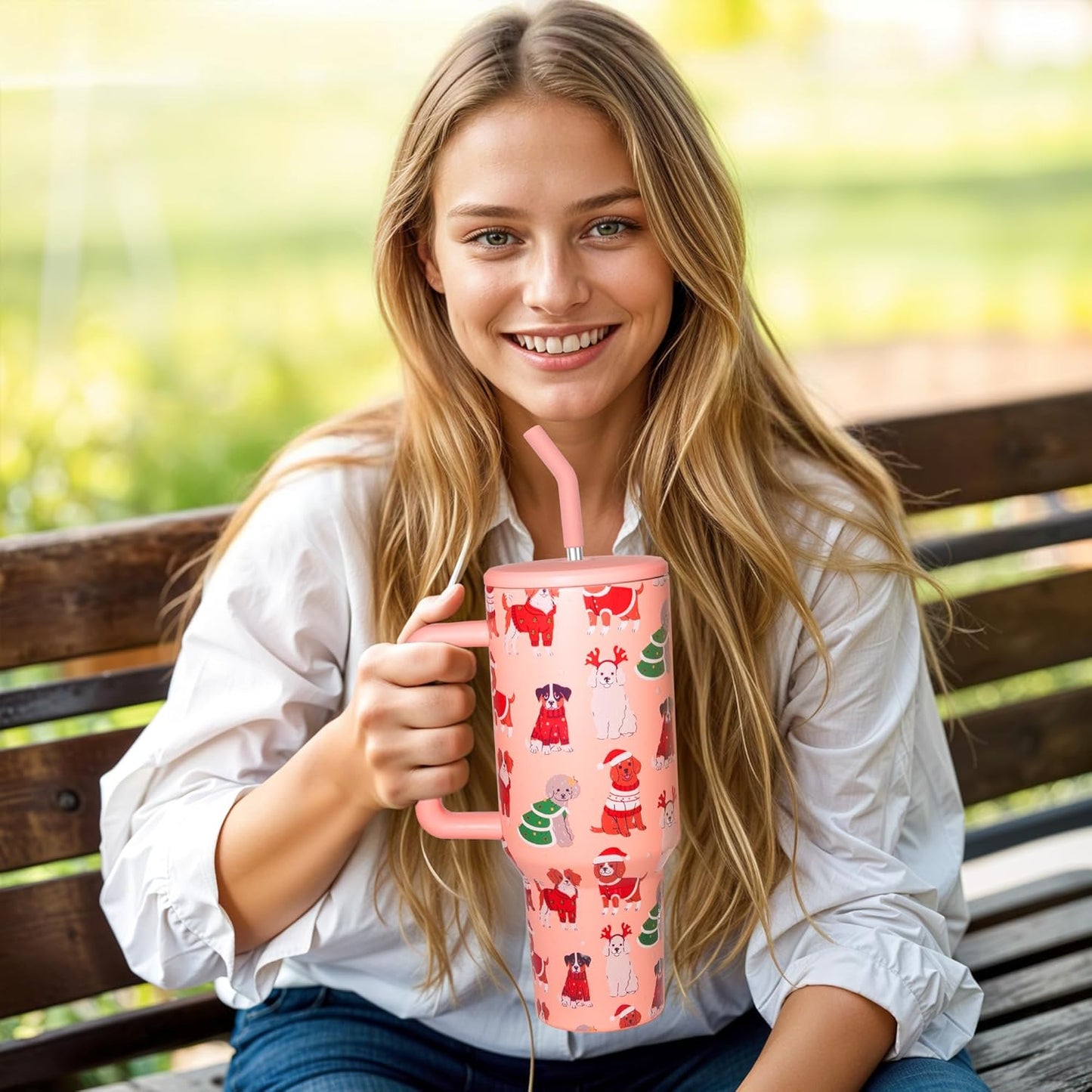 Lemon Tumbler with Straw and Lid Vacuum Insulated 40oz Stainless Steel Cup Gifts for Women Birthday Present Lemon Water Bottle Coffee Cup for Home or Travel