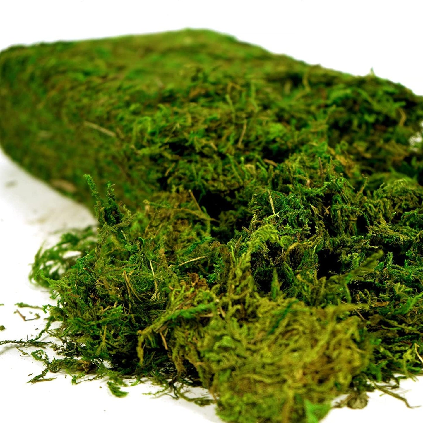 Artificial Moss, 16OZ Fake Moss for Crafts Table Centerpieces Fairy Garden Wedding Party Decor, Faux Grass for Potted Plants, 455gr (Fresh Green)