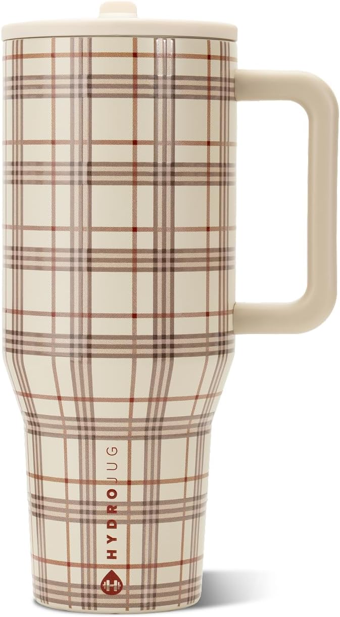 Traveler 40oz, Insulated Tumbler with Handle & Straw, Lemon Lime