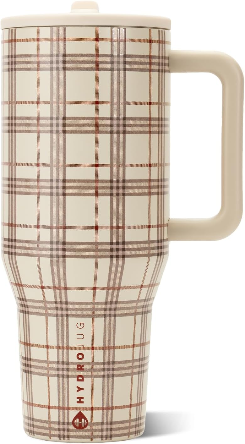 Traveler 40oz, Insulated Tumbler with Handle & Straw, Lemon Lime
