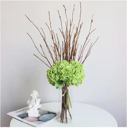 5PCS Artificial Lifelike Curly Willow Branches Decorative Dried Birch Twigs 25.9 Inch Fake Bendable Sticks Stems for Craft Vases Home Wedding Decor