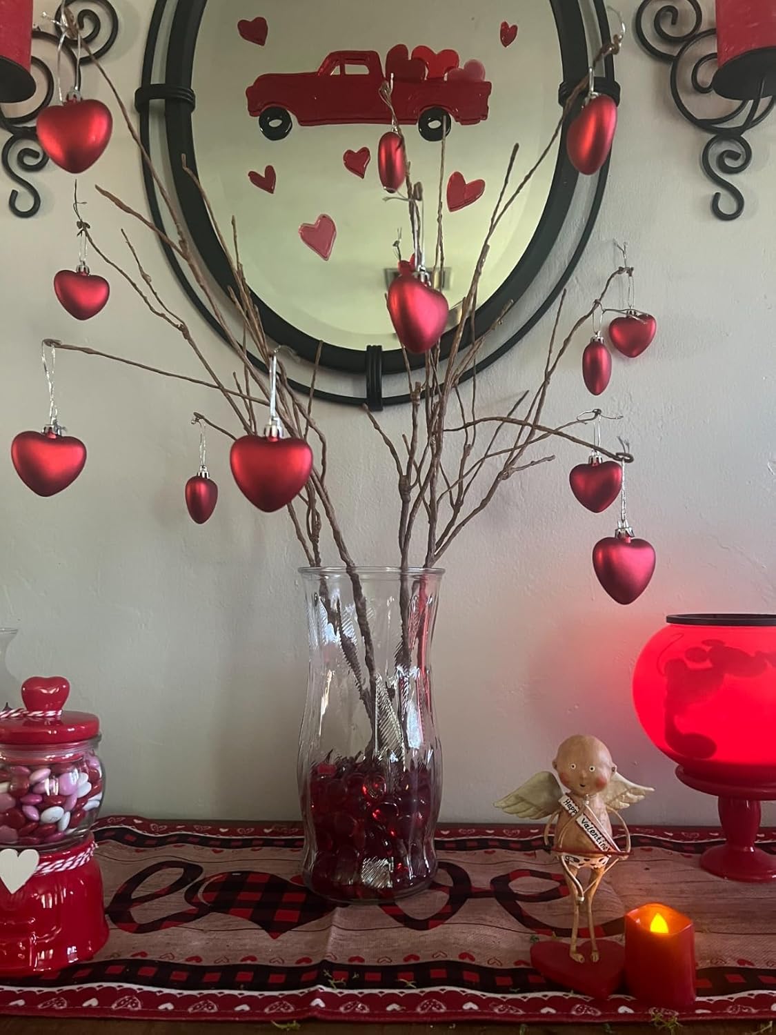 5PCS Artificial Lifelike Curly Willow Branches Decorative Dried Birch Twigs 25.9 Inch Fake Bendable Sticks Stems for Craft Vases Home Wedding Decor