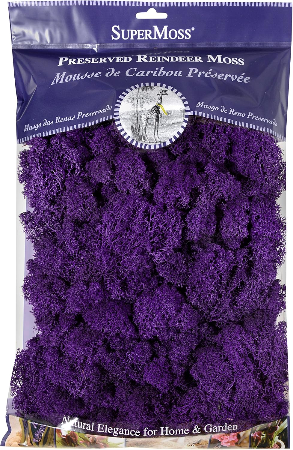 21669 Reindeer Moss Preserved, Chartreuse, 8oz (200 cubic inch)