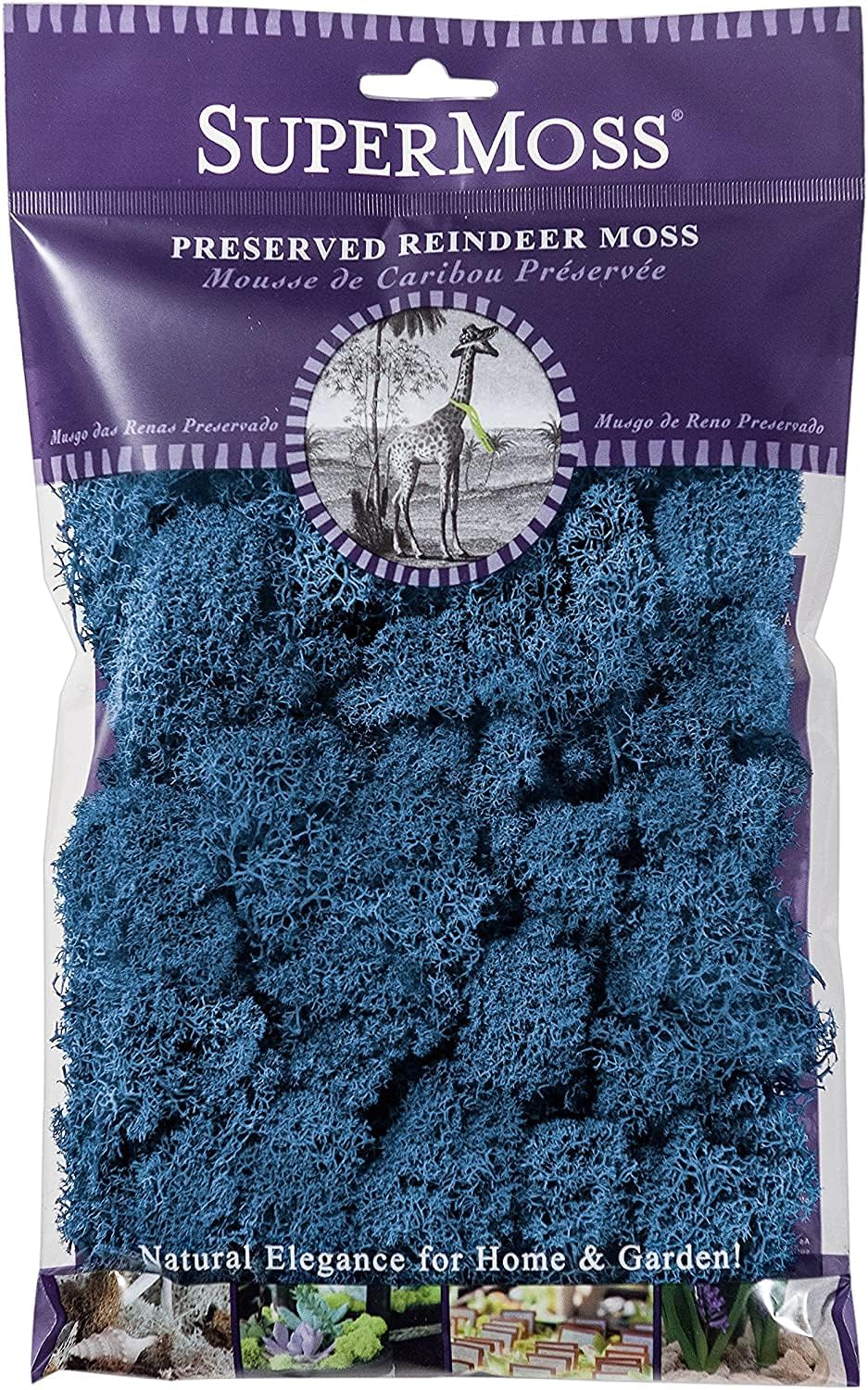 21669 Reindeer Moss Preserved, Chartreuse, 8oz (200 cubic inch)