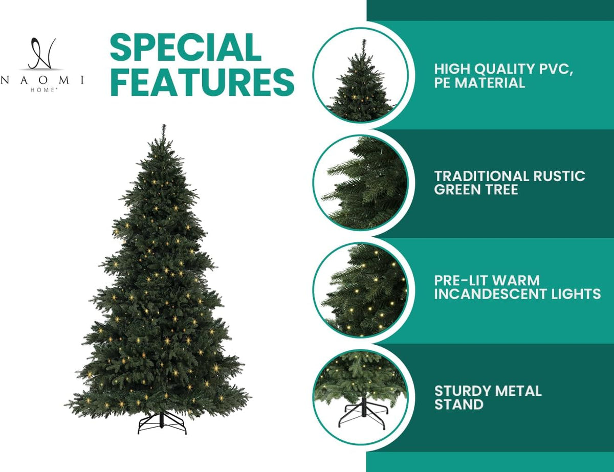 Cynthia 4.5ft Artificial Prelit Christmas Tree