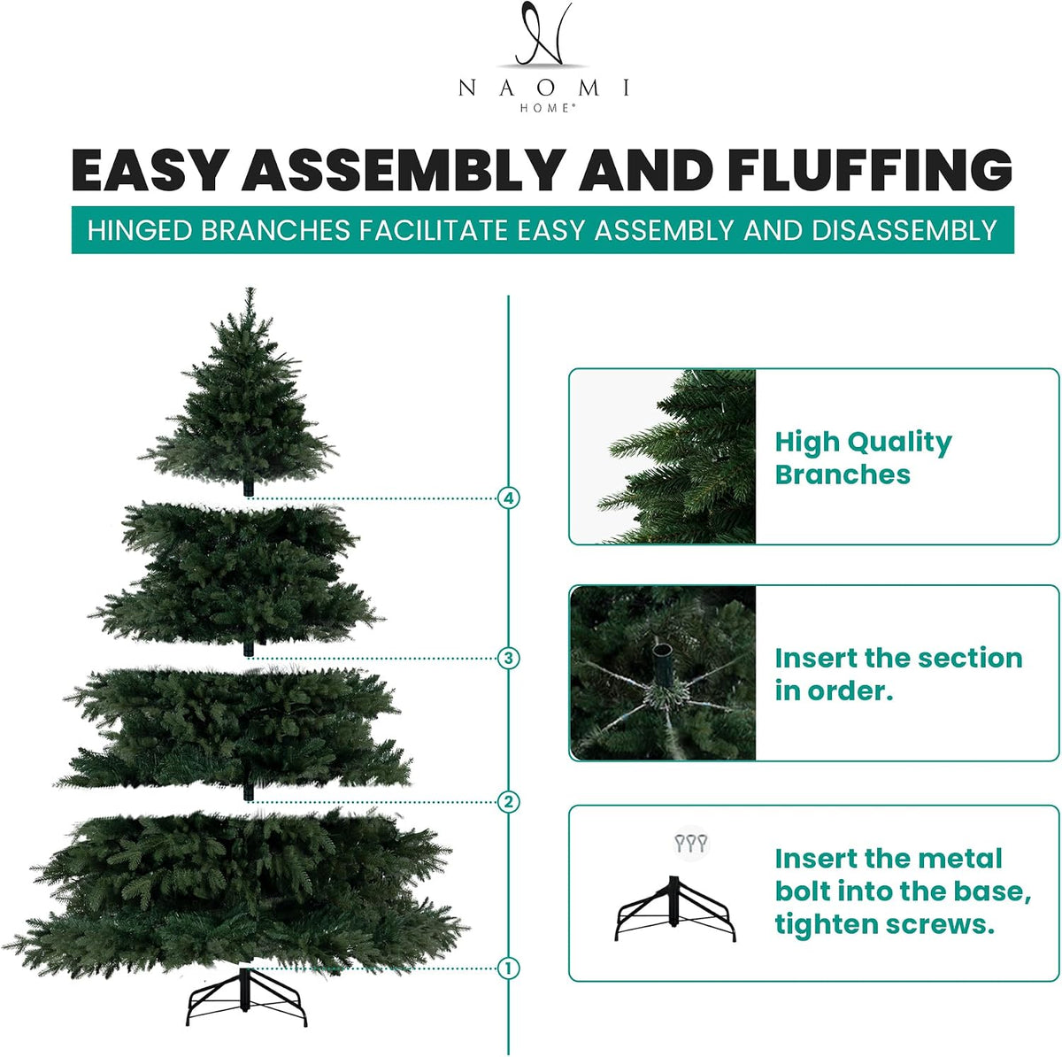 Cynthia 4.5ft Artificial Prelit Christmas Tree