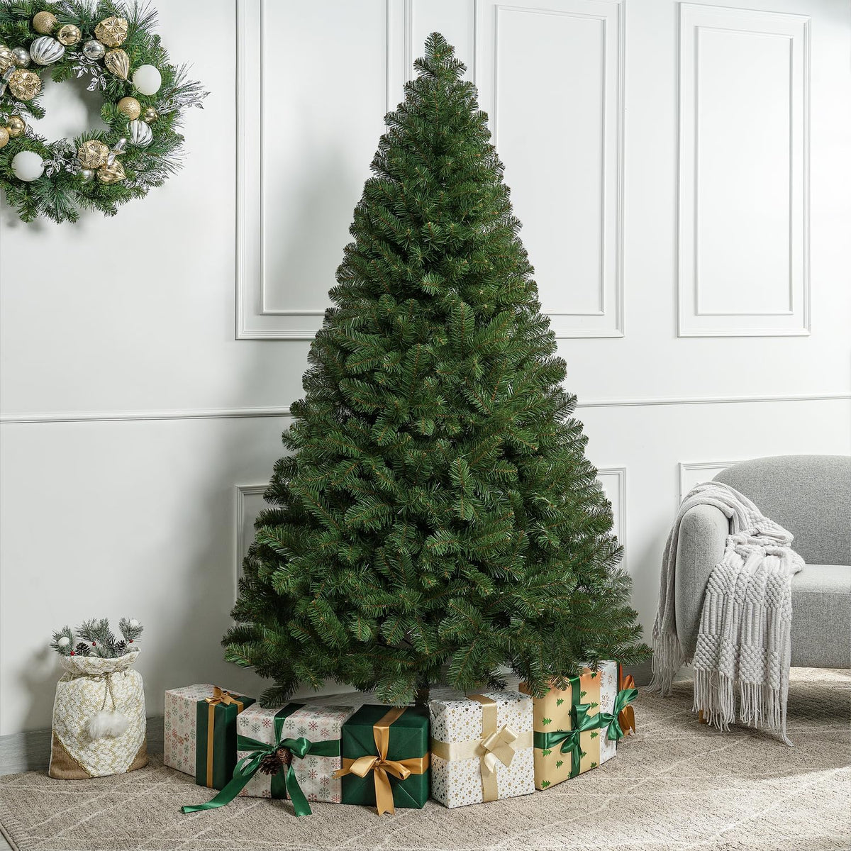 Cynthia 4.5ft Artificial Prelit Christmas Tree