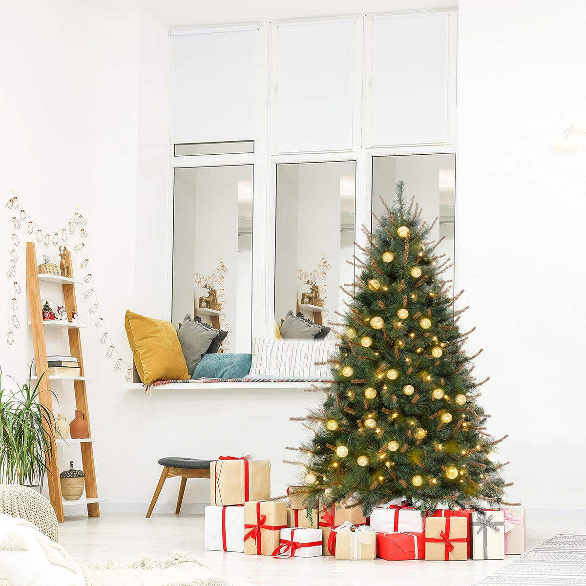 Cynthia 4.5ft Artificial Prelit Christmas Tree