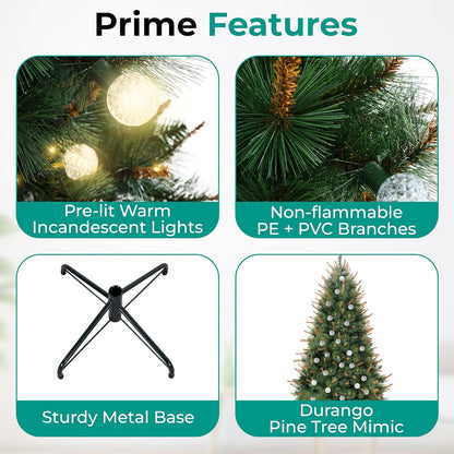 Cynthia 4.5ft Artificial Prelit Christmas Tree