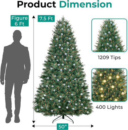 Cynthia 4.5ft Artificial Prelit Christmas Tree