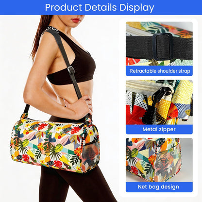 Small Gym Bag for Women & Men,Small Lightweight Duffel Bag Carry On Bags Mini Duffel Travel Bag Waterproof Sports Bags for Workout/Sport/Travel, Yellow