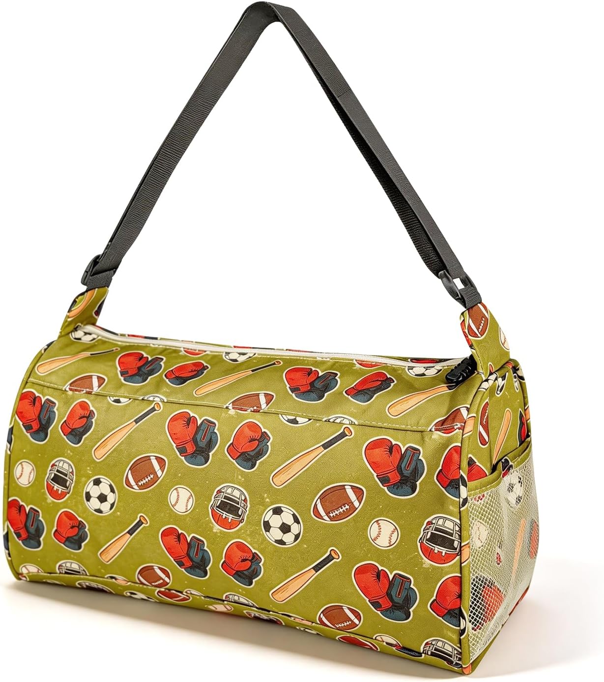 Small Gym Bag for Women & Men,Small Lightweight Duffel Bag Carry On Bags Mini Duffel Travel Bag Waterproof Sports Bags for Workout/Sport/Travel, Yellow