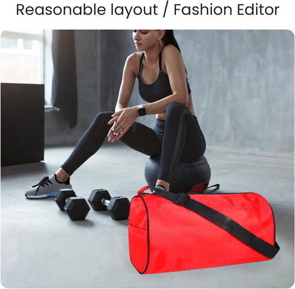 Small Gym Bag for Women & Men,Small Lightweight Duffel Bag Carry On Bags Mini Duffel Travel Bag Waterproof Sports Bags for Workout/Sport/Travel, Yellow