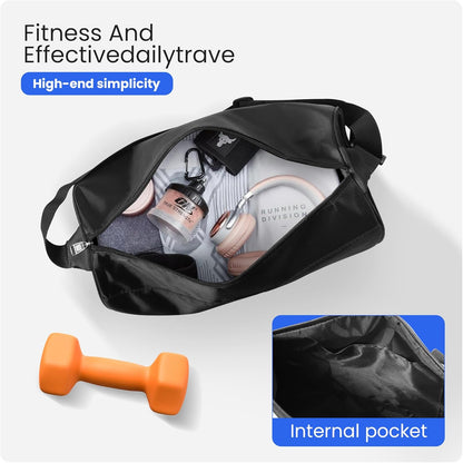 Small Gym Bag for Women & Men,Small Lightweight Duffel Bag Carry On Bags Mini Duffel Travel Bag Waterproof Sports Bags for Workout/Sport/Travel, Yellow