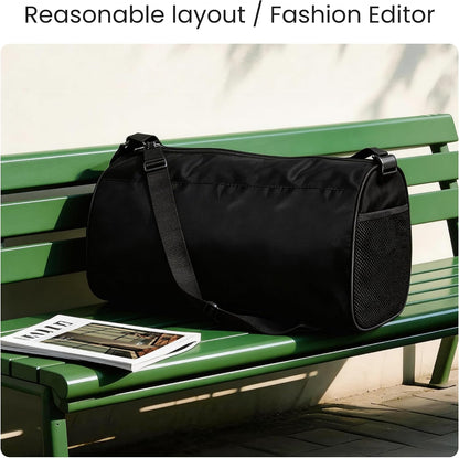 Small Gym Bag for Women & Men,Small Lightweight Duffel Bag Carry On Bags Mini Duffel Travel Bag Waterproof Sports Bags for Workout/Sport/Travel, Yellow