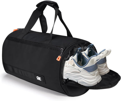 Small Gym Bag for Women & Men,Small Lightweight Duffel Bag Carry On Bags Mini Duffel Travel Bag Waterproof Sports Bags for Workout/Sport/Travel, Yellow