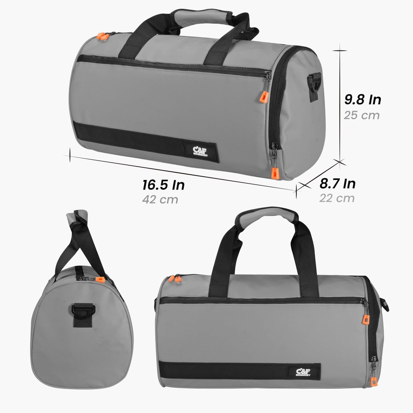 Small Gym Bag for Women & Men,Small Lightweight Duffel Bag Carry On Bags Mini Duffel Travel Bag Waterproof Sports Bags for Workout/Sport/Travel, Yellow