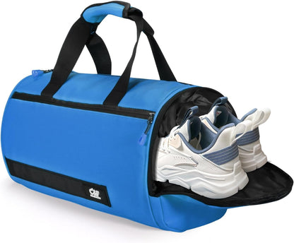 Small Gym Bag for Women & Men,Small Lightweight Duffel Bag Carry On Bags Mini Duffel Travel Bag Waterproof Sports Bags for Workout/Sport/Travel, Yellow
