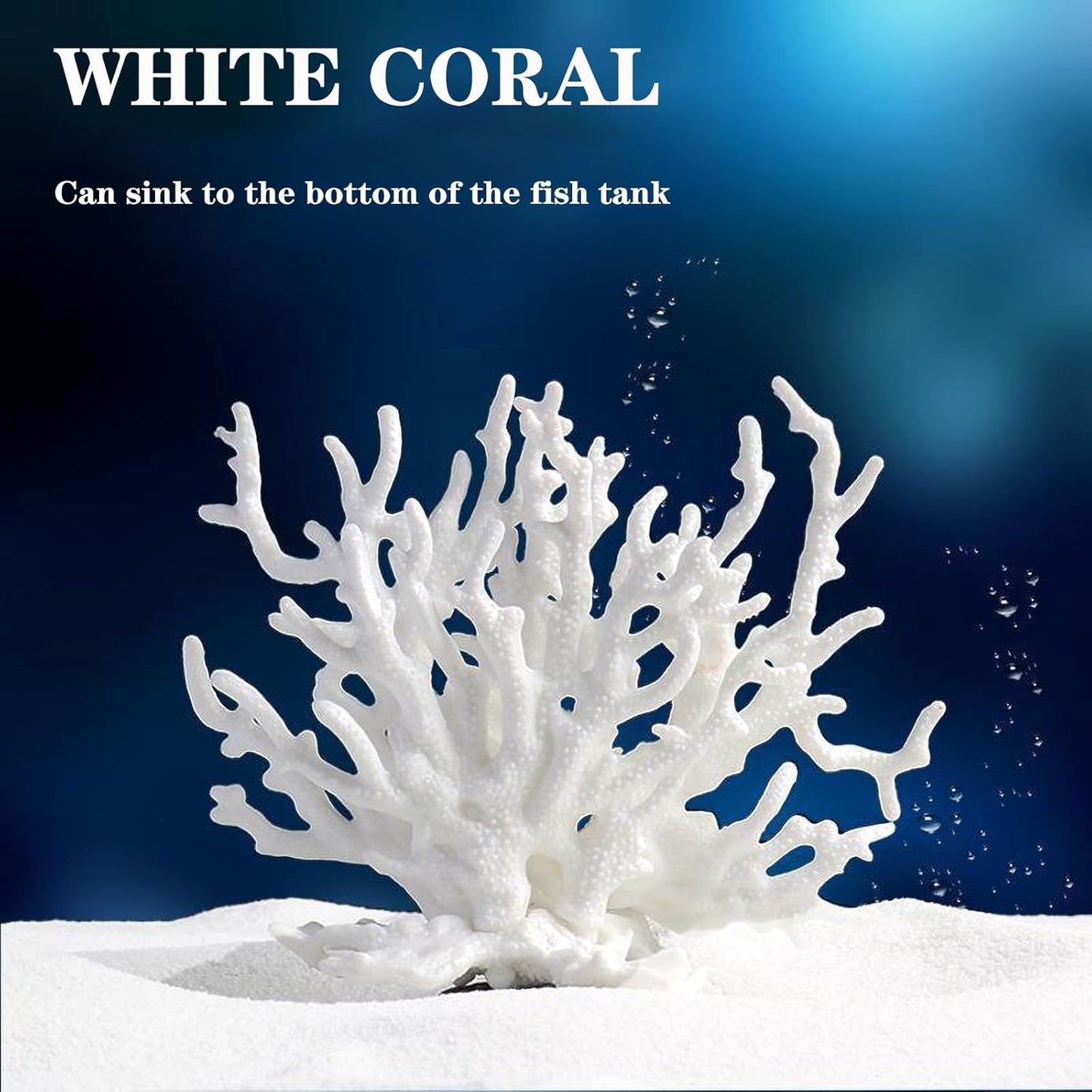 Artificial Aquarium Coral Ornament Plastic Fish Tank Plants Decoration for Aquarium Landscape (Pink)